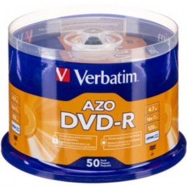 DVD-R Verbatim AZO 4.7GB/120min 16X Tray VL Spindle C/50