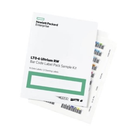 ETIQUETAS HP LTO-6 ULTRIUM RW CODIGO BARRAS