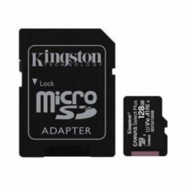 Memoria Kingston Micro SD Canvas Select Plus 128GB UHS-I Clase 10 C/Adaptador