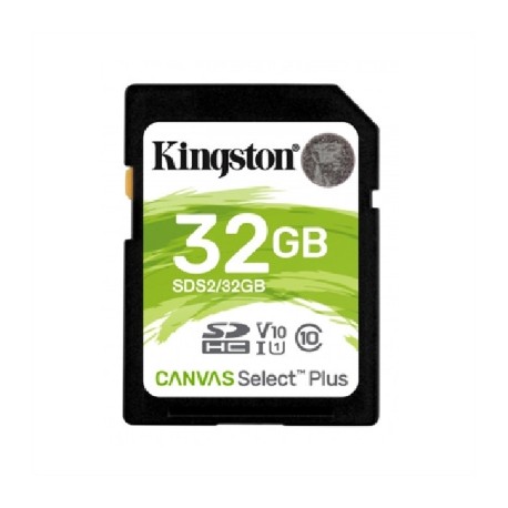 Memoria Kingston SDXC Canvas Select Plus 32GB UHS-I Clase 10