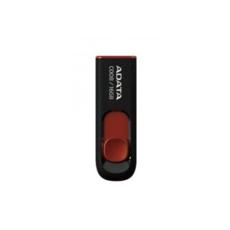 MEMORIA USB ADATA AC008 16GB RETAIL BLACK+RED