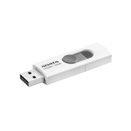 MEMORIA USB ADATA UV220 32GB BLANCO GRIS 2.0