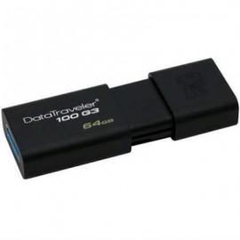 Memoria USB Kingston DataTraveler 100 G3 64GB 3.0 Color Negro