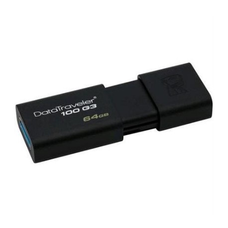 Memoria USB Kingston DataTraveler 100 G3 64GB 3.0 Color Negro