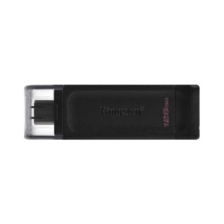 Memoria USB Kingston DataTraveler 70 128GB USB-C Color Negro