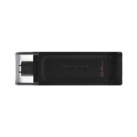 Memoria USB Kingston DataTraveler 70 64GB USB-C Color Negro