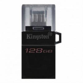 Memoria USB Kingston DataTraveler MicroDuo3 G2 128 GB 3.2 Gen1 Color Negro