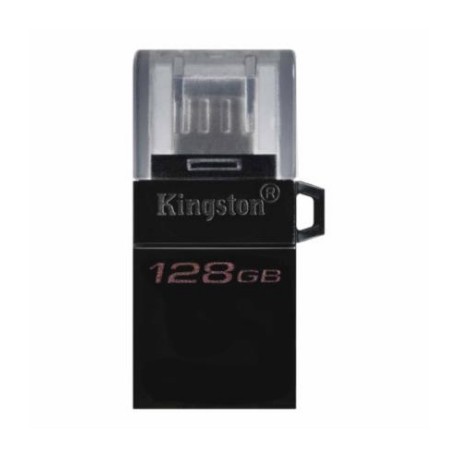 Memoria USB Kingston DataTraveler MicroDuo3 G2 128 GB 3.2 Gen1 Color Negro