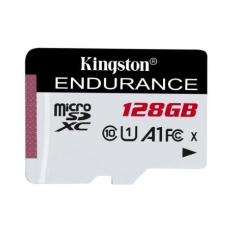 Tarjeta MicroSD Kingston High-Endurance 128 GB 95R/45W C10 A1 UHS-I