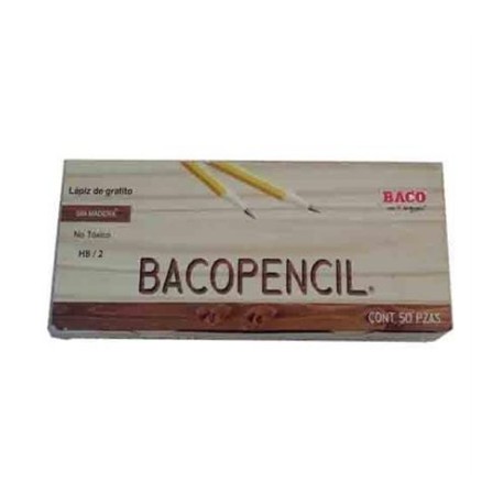 BACOPENCIL BLISTER C/4 PZAS AMARILLO