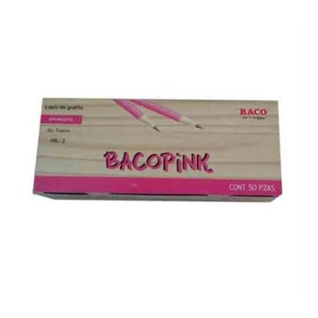 BACOPENCIL EN BLISTER C/4 PZAS ROSA