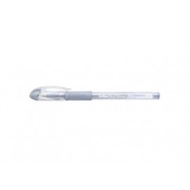 BOLIGRAFO ARTLINE GEL MEDIANO 0.7MM PLATEADO C/12