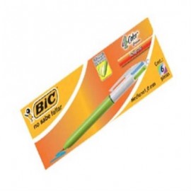 BOLIGRAFO BIC 4 COLORES FASHION C/6