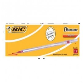 BOLIGRAFO BIC DIAMANTE MED ROJO C/12