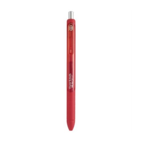 Bolígrafo Gel Papermate Eco Barril Redondo Punto Fino Color Rojo C/6 Pzas