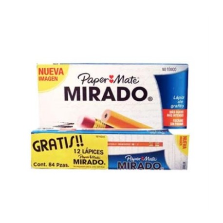 LAPIZ MIRADO 2 C/72 + 12 GRATIS