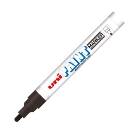 Marcador Azor PX-20 Uniball Paint Color Negro c/12 Pzas