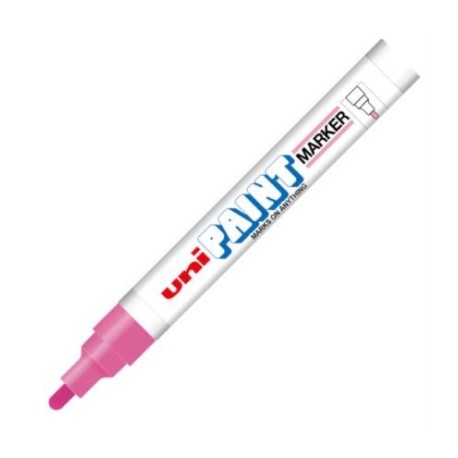 Marcador Azor PX-20 Uniball Paint Color Rosa c/12 Pzas