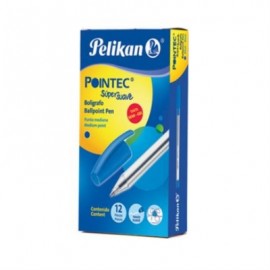 BOLIGRAFO PELIKAN POINTEC AZUL 0.7 MM C/12