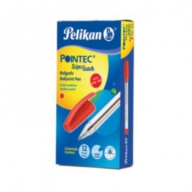 BOLIGRAFO PELIKAN POINTEC ROJO 0.7 MM C/12