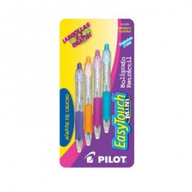 BOLIGRAFO PILOT EASY TOUCH MINI C/4 PIEZAS