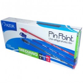 BOLIGRAFO PIN POINT P. MED 1.0MM SURTIDO CAJA C/12