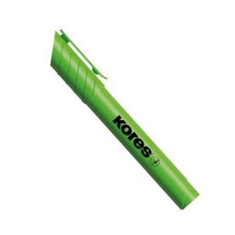 RESALTADOR KORES K-MARKER XH12 VERDE C/12