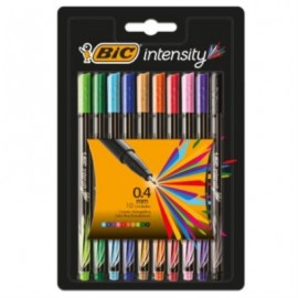 Rotulador BIC Intensity Clásico Fino Colores Surtidos C/10 Pzas