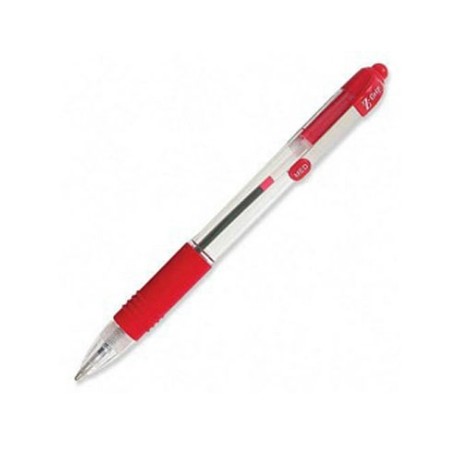 BOLIGRAFO ZEBRA MINI Z-GRIP RETRACTIL 1.0MM ROJO C/12