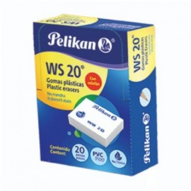 BORRADOR PELIKAN WS-20 LAPIZ BLANCO C/20