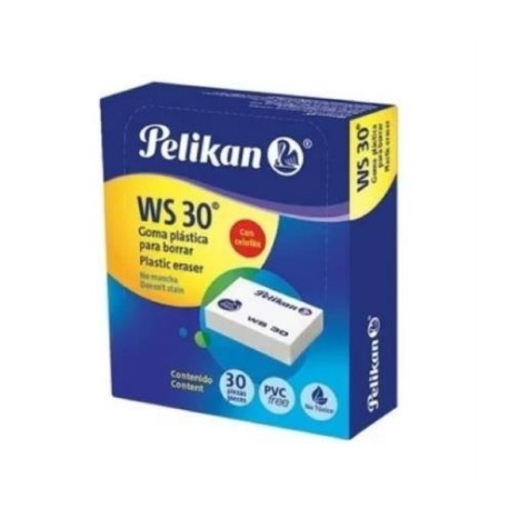 BORRADOR PELIKAN WS-30 LAPIZ BLANCO C/30