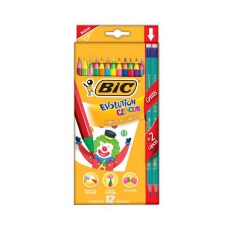 COLORES BIC EVOLUTION CIRCUS C/12