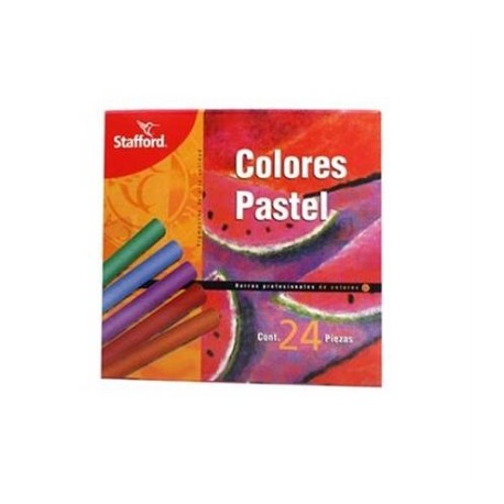 COLORES PASTEL EN SECO STAFFORD ESTUCHE C/24