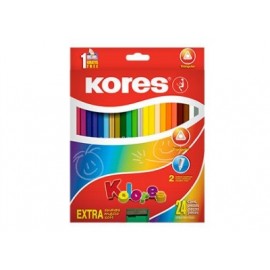 COLORES TRIANGULARES KORES 3MM ESTUCHE C/24