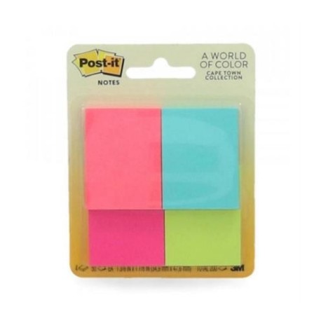 MINI NOTAS 3M POST-IT NEON 34.9MMX47.6MM 1 BLOCK C/200 HJS