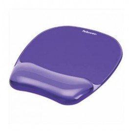 MOUSE PAD FELLOWES C/REPOSAMUÑECAS VIOLETA DE GEL CRYSTAL