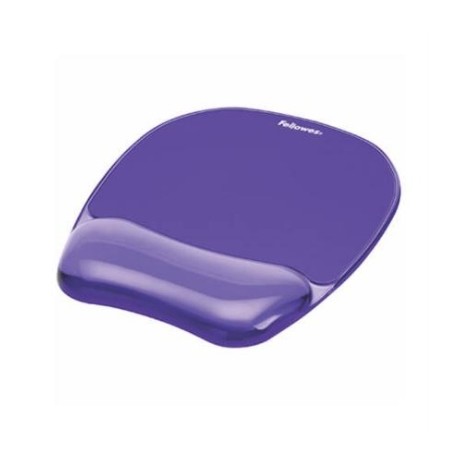 MOUSE PAD FELLOWES C/REPOSAMUÑECAS VIOLETA DE GEL CRYSTAL