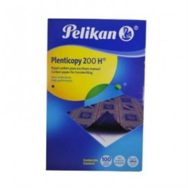 PAPEL CARBON PELIKAN 200H AZUL OFICIO C/100 HOJAS