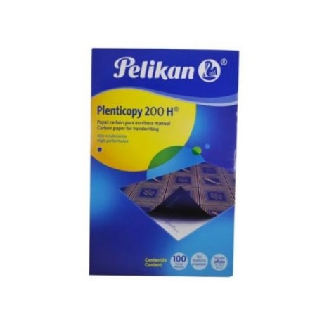 PAPEL CARBON PELIKAN 200H AZUL OFICIO C/100 HOJAS