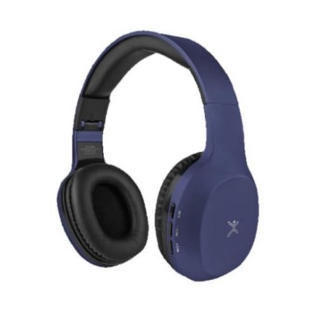 AUDIFONOS PERFECT CHOICE INALAMBRICOS BT ON EAR AZUL