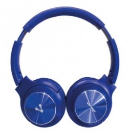 Diadema Vorago HPB-200 Bluetooth FM-MSD Plegable Color Azul