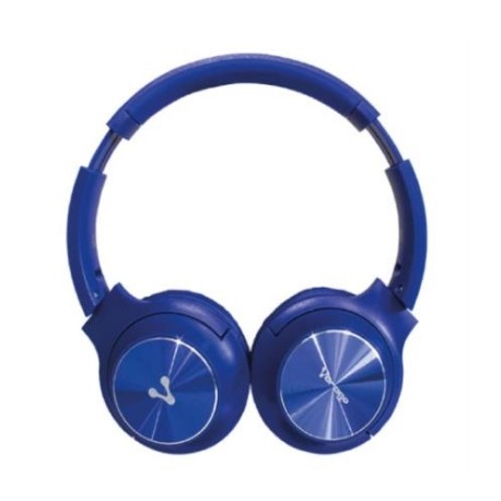 Diadema Vorago HPB-200 Bluetooth FM-MSD Plegable Color Azul