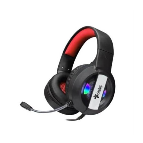 Audífonos Gamer Stylos Tech Ergonómicos LED USB+3.5mm Color Negro,Audífonos Gaming Vortred WAR Inalámbricos TWS Bluetooth Color
