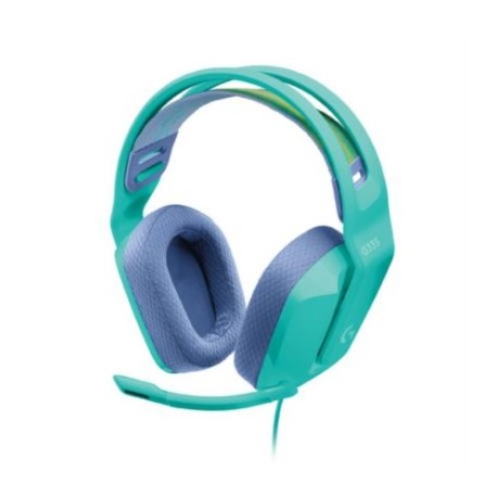 Audífonos Logitech G335 Gaming Micrófono/Cable 3.5mm Color Menta