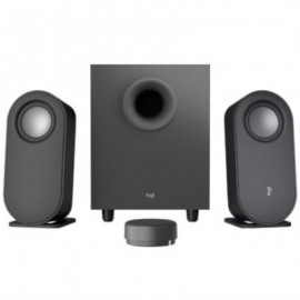 Bocinas Logitech Z407 Bluetooth Subwoofer Control Inalámbrico Color Negro