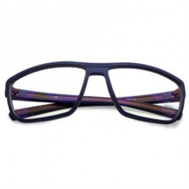 Lentes Gamer Vorago Game Factor GG301 Anti Luz Azul Cuadrados Color Azul-Rojo