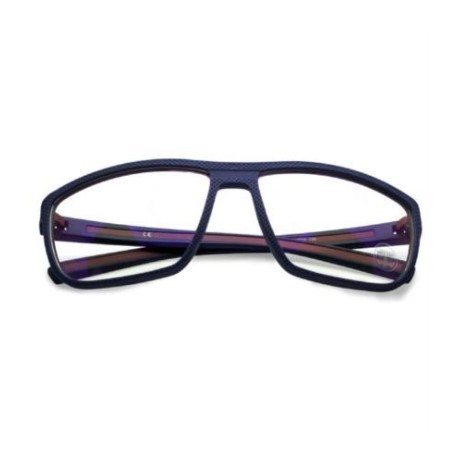 Lentes Gamer Vorago Game Factor GG301 Anti Luz Azul Cuadrados Color Azul-Rojo