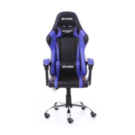 Silla Gamer Ergonómica Dragón XT Modelo Falkor Color Azul-Negro