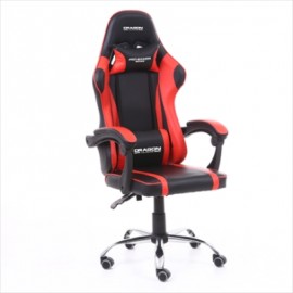 Silla Gamer Ergonómica Dragón XT Modelo Falkor Color Rojo-Negro