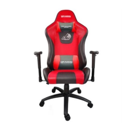 Silla Gamer Ergonómica Dragón XT Modelo Racing Descansabrazos 2D Color Rojo-Negro